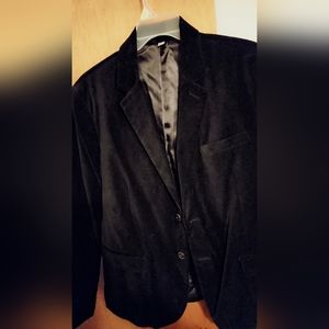 Black Sued Men Blazer